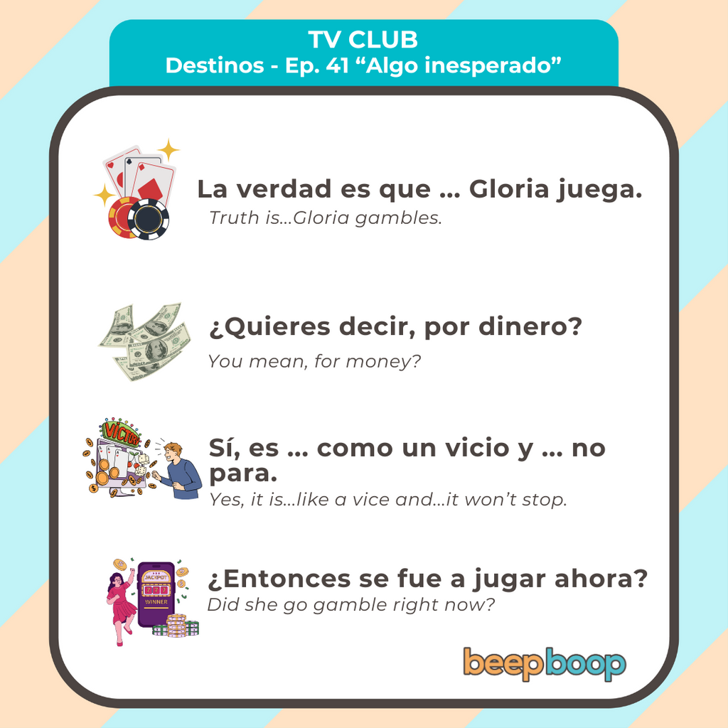 New episode is out! Episode 41 "Algo inesperado"