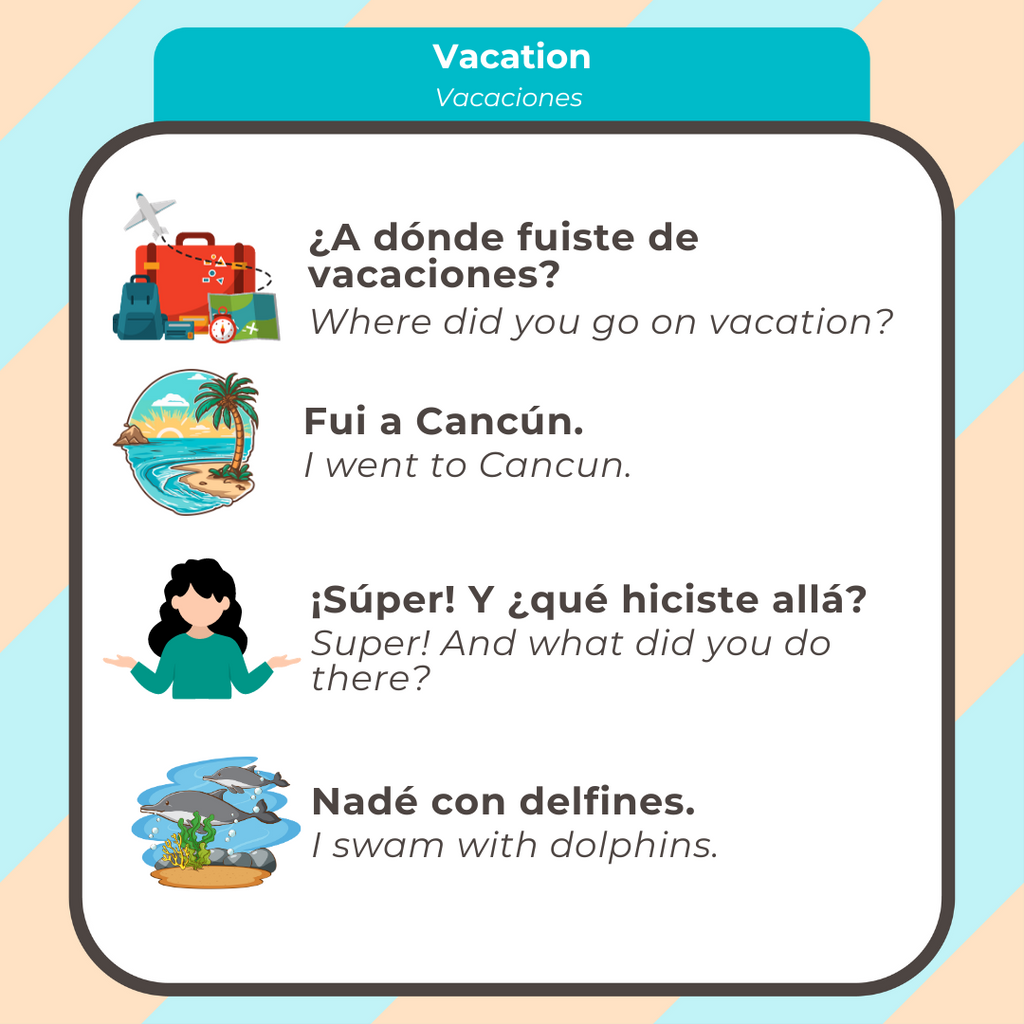 Drill Topic Highlight: Vacation