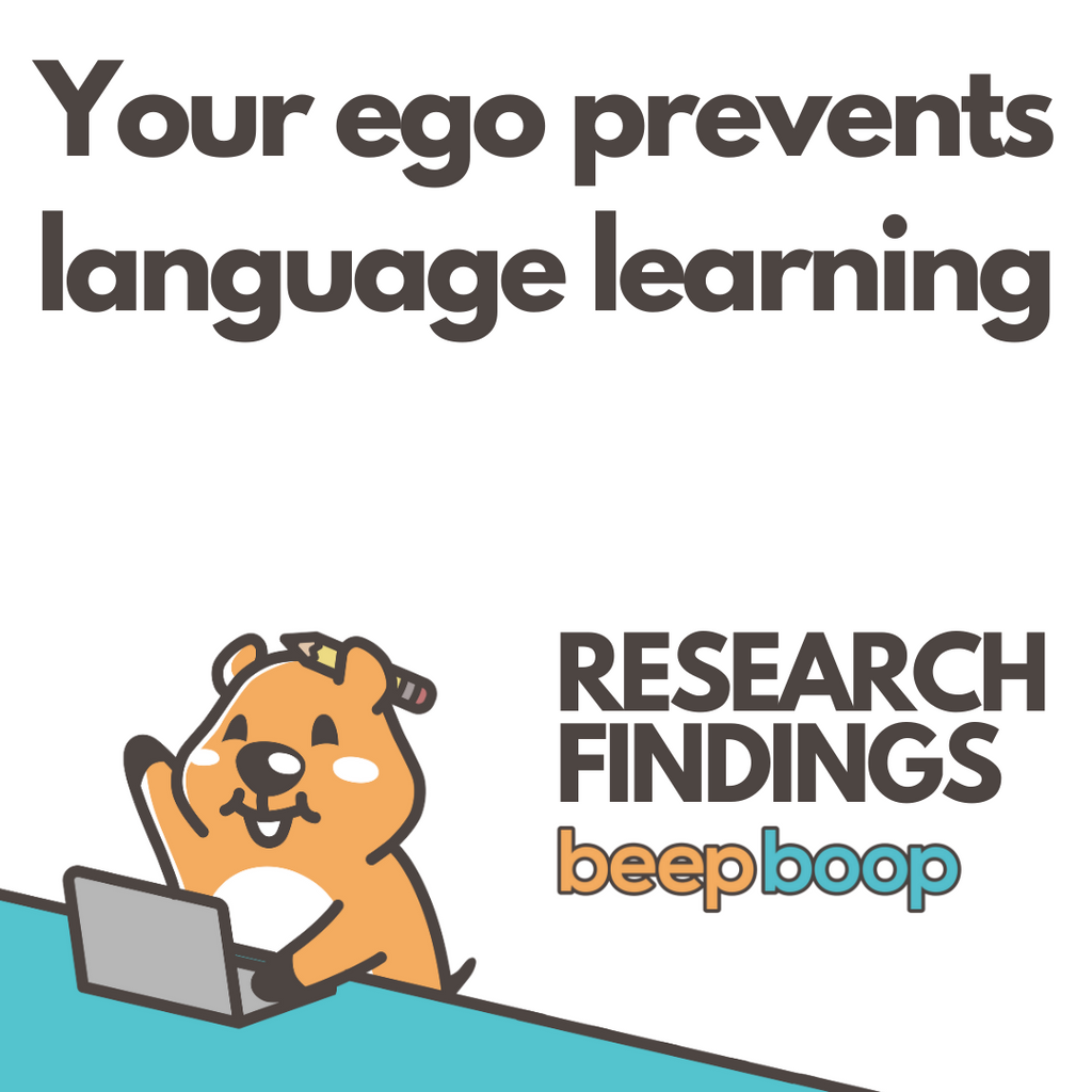 Beepboop Research Findings - Ego and Language Learning